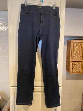 Lee Dark Wash Straight Leg Jeans size 8 long 4:18